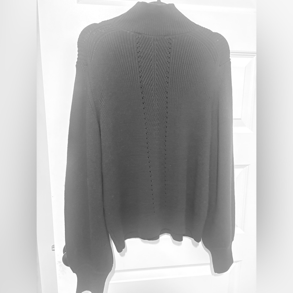 NWT French Connection Women's Black Sweater - Picture 2 of 4